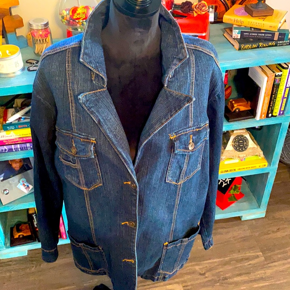 Blazer Style Jean Jacket!